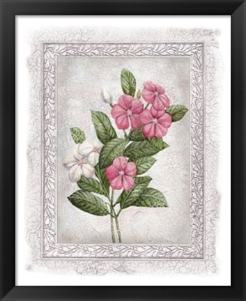 Framed Flowers of Spring III Print