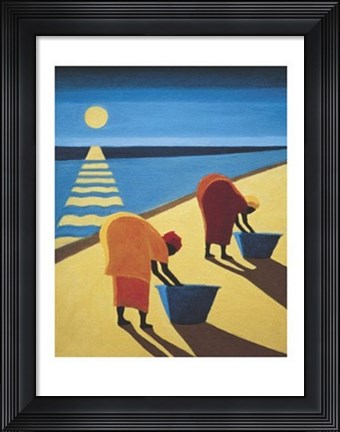 Framed Beach Bums Print