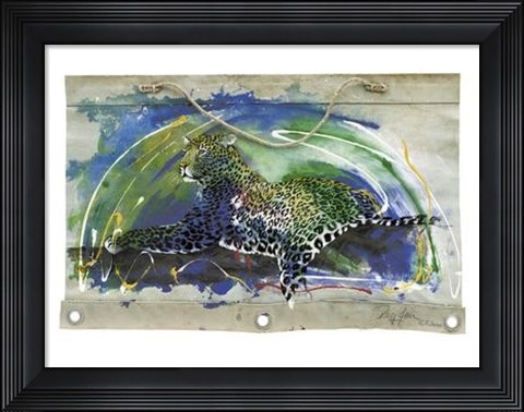 Framed Leopard Print