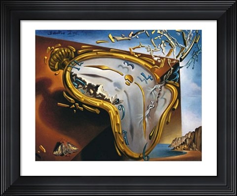 Framed Soft Watch At Moment of First Explosion, c.1954 Print