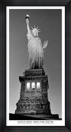 Framed Statue of Liberty Print