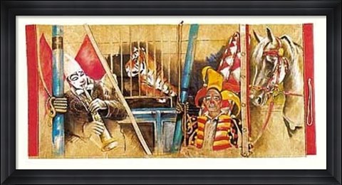 Framed Circus Circus Print