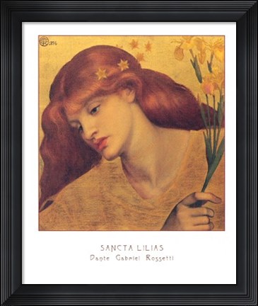 Framed Sancta Lilias Print