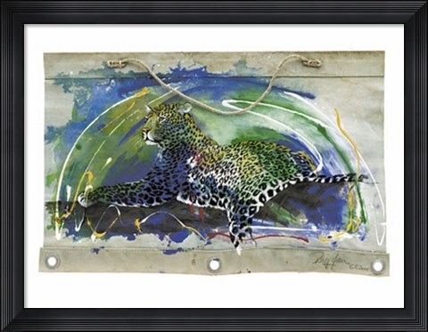 Framed Leopard Print
