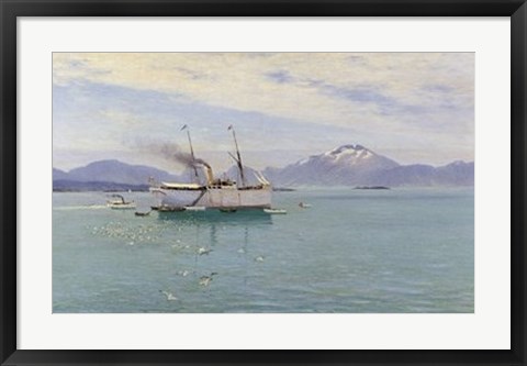 Framed Matinee d&#39;Ete a Molde Print