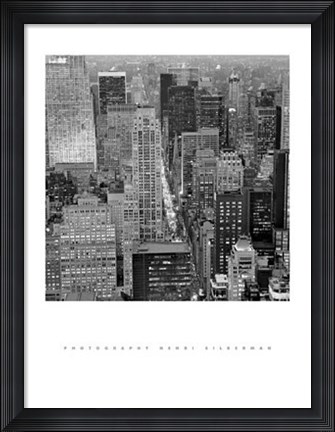 Framed Fifth Avenue at Dusk Print