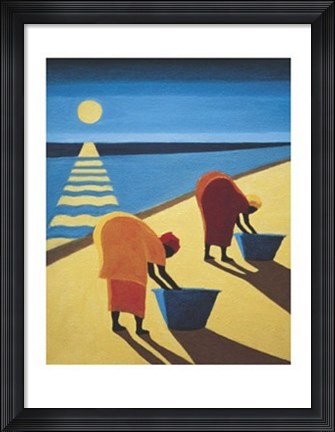 Framed Beach Bums Print