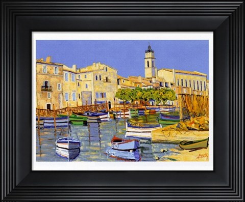 Framed Martigues Print
