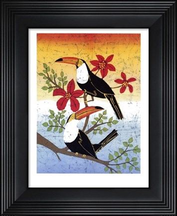 Framed Two Tucans Print