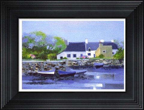 Framed Petit Port II Print