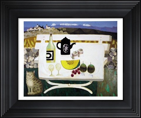 Framed Lunch in the Luberon Print