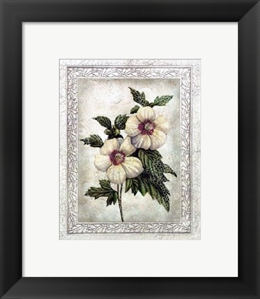 Framed Flowers of Spring I Print
