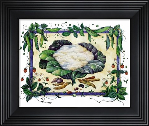 Framed Cauliflower Print