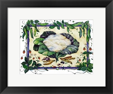 Framed Cauliflower Print