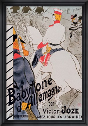 Framed Babylone d&#39;Allemagne Print