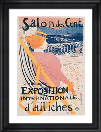 Framed Salon des Cent Print