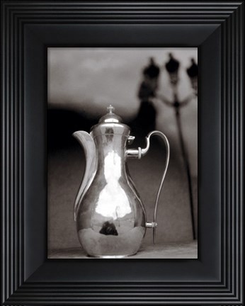 Framed Teapots II Print