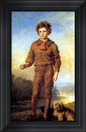 Framed Portrait of George Paley Print