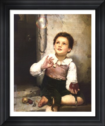 Framed Bubbles Print
