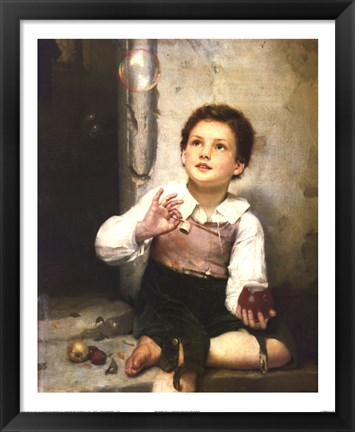 Framed Bubbles Print