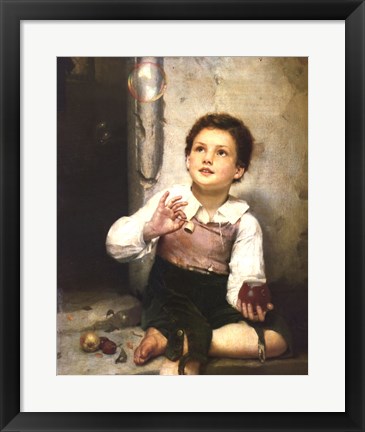 Framed Bubbles Print