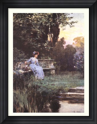 Framed Moment&#39;s Peace Print