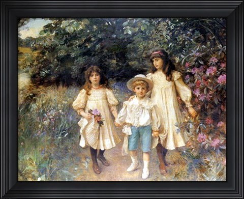 Framed Perkins Children Print