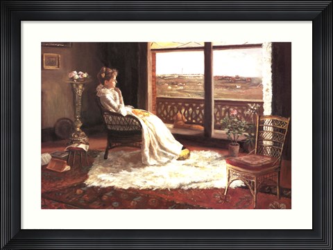 Framed Mrs. Chandler in Her Room Print