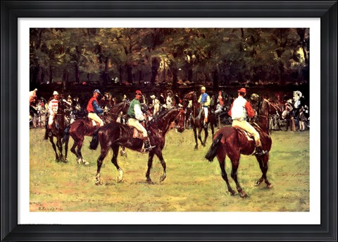 Framed In the Paddock Print