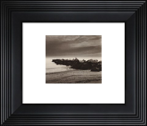 Framed New York by the Water I Print