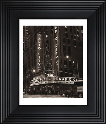 Framed Radio City Print