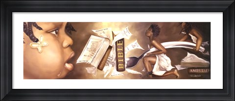 Framed Tough to Swallow (Girl) Print