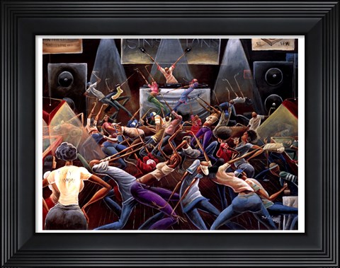Framed Jump Off (medium) Print