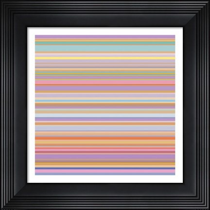 Framed Square Straights I Print