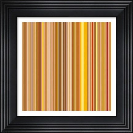Framed Square Straights III Print