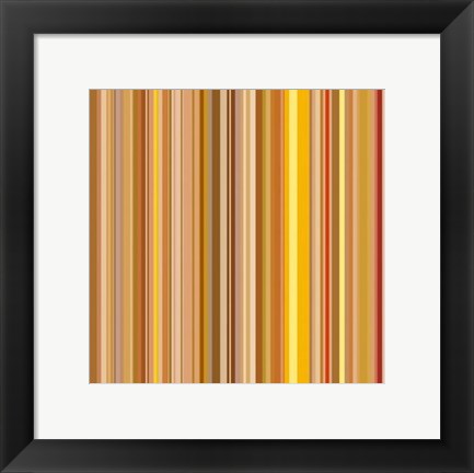 Framed Square Straights III Print