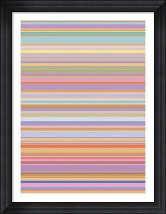 Framed Median Straights I Print