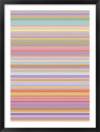 Framed Median Straights I Print