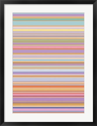 Framed Median Straights I Print