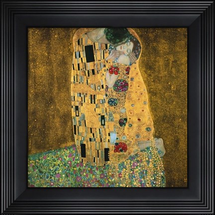Framed Der Kuss Print