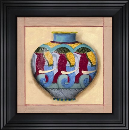 Framed Black Cap Print