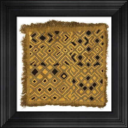Framed Rafia III Print