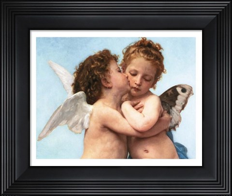 Framed Le Premier Baiser Print