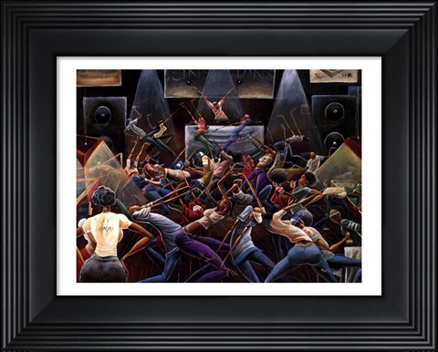 Framed Jump Off (mini) Print