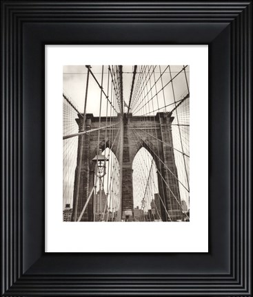 Framed Brooklyn Bridge Print