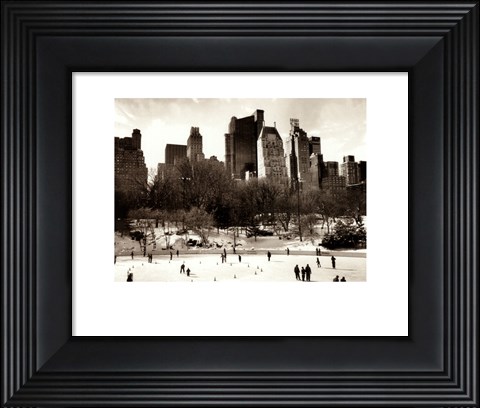 Framed Wollman Rink Print