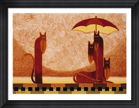 Framed We Three Print