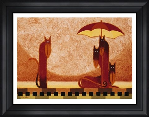 Framed We Three Print