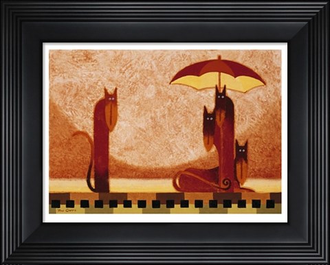 Framed We Three Print