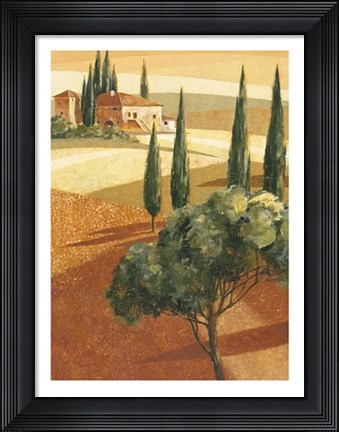 Framed Toscana I Print